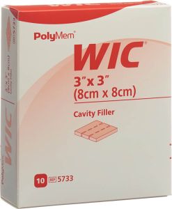 PolyMem WIC Wundfüller 8x8cm steril 10 Stück