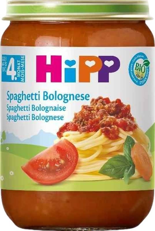 Hipp Spaghetti Bolognese Glas 190g