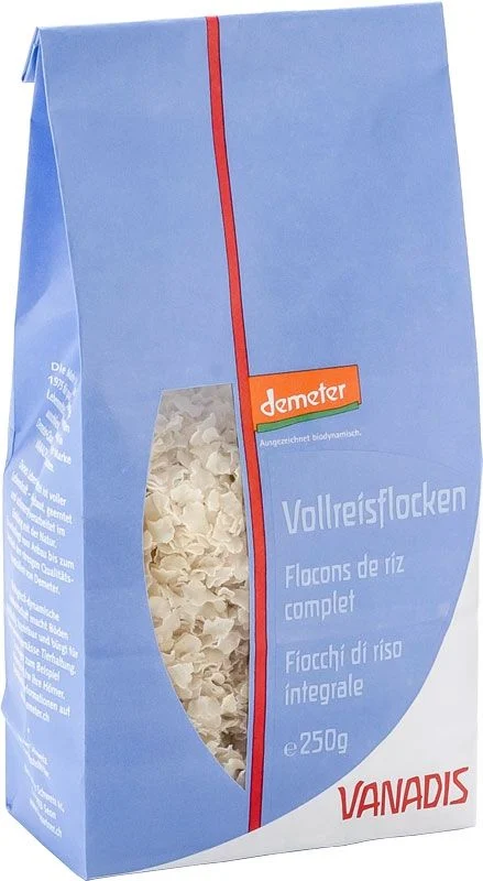 Vanadis Vollreisflocken Demeter Btl 250g Vanadis Vollreisflocken Demeter Btl 250g