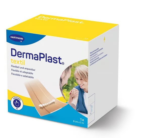 DermaPlast® Textil Schnellverband 8cmx5m beige