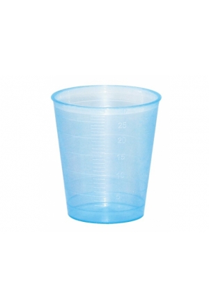 Gribi Medikamentenbecher 30ml blau 75 Stück