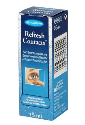 Refresh Contacts Nachbenetzungslösung Flasche 15ml