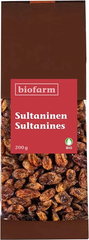 Biofarm Sultaninen hell Knospe Btl 200g