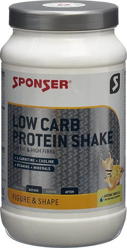 SPONSER® Protein Shake m L-Carnitin Vanilla 550g SPONSER® Protein Shake m L-Carnitin Vanilla 550g