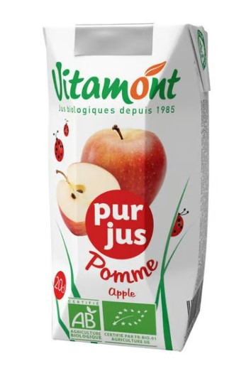 VITAMONT Apfelsaft reiner Fruchtsaft 200ml
