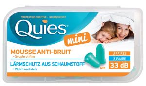 Quies Lärmschutz aus Schaumstoff MINI 6 Stück