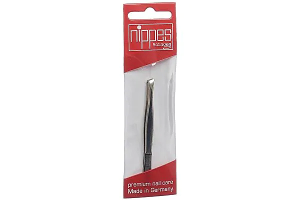 Nippes Pinzette 8cm schräg vernickelt Nippes Pinzette 8cm schräg vernickelt