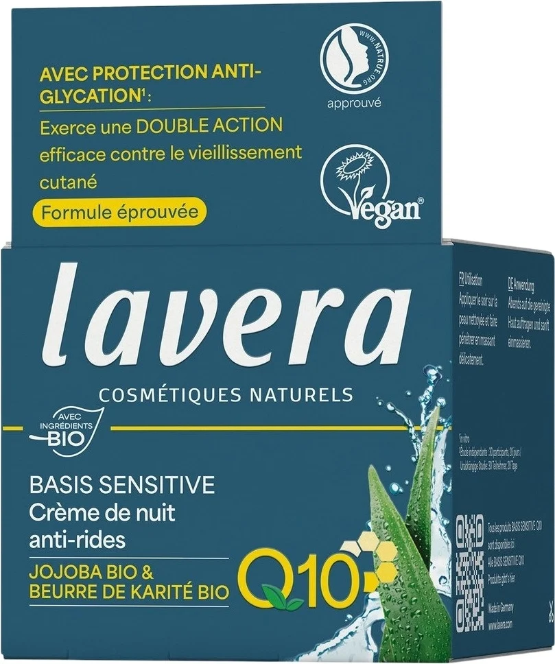 LAVERA Anti Falten Nachtcreme Q10 Basis Sensitiv 50ml