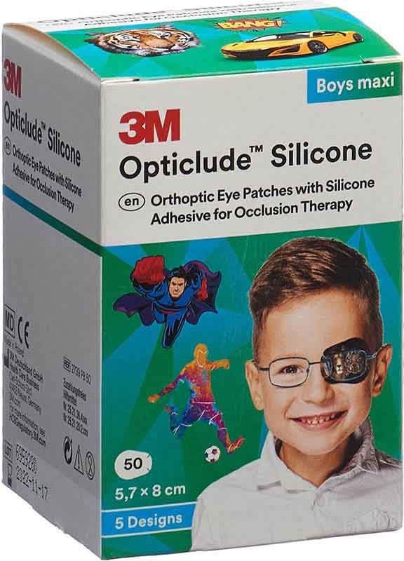 3M OPTICLUDE Sil Augenv 5.7x8cm Maxi Bo (n) 50 Stück 3M OPTICLUDE Sil Augenv 5.7x8cm Maxi Bo (n) 50 Stück