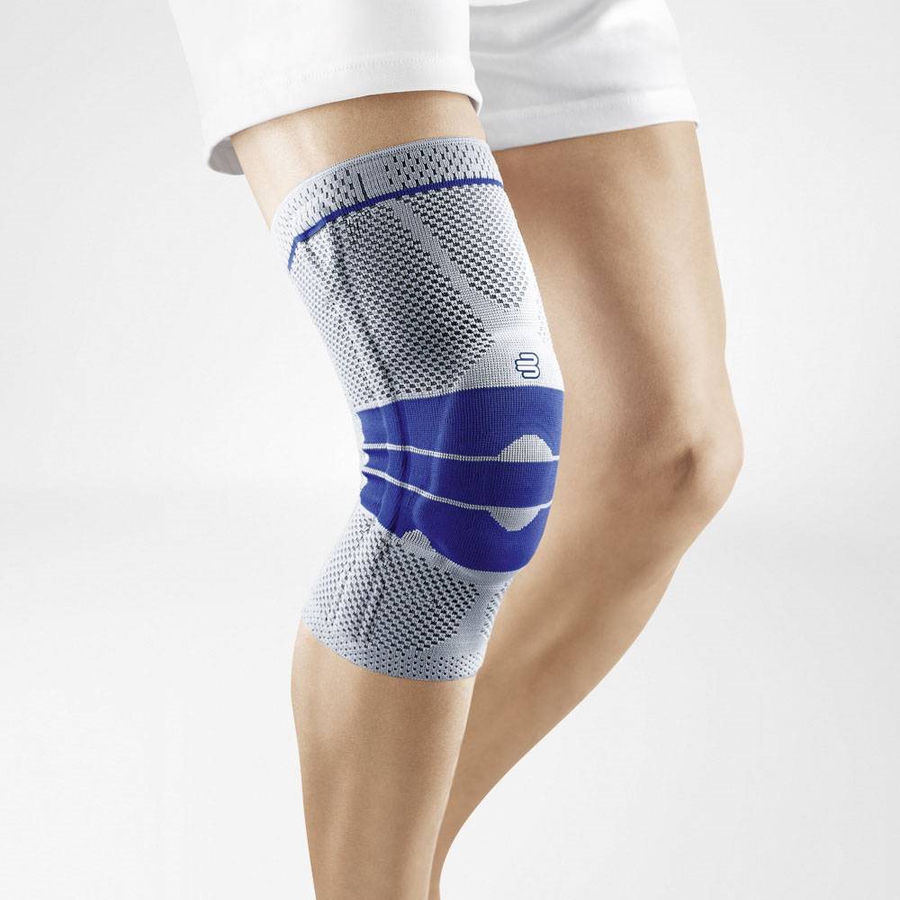 GenuTrain Aktivbandage mit Silikonrand Gr2 titan GenuTrain Aktivbandage mit Silikonrand Gr2 titan