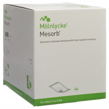 Mesorb Absorbierender Saugverband 15x23cm steril 50 Stück