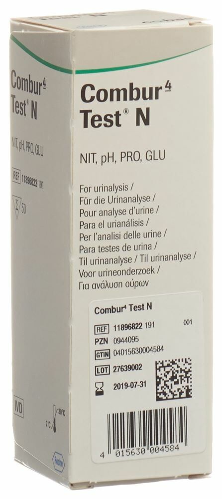 Combur 4 Test N Streifen 50 Stück Combur 4 Test N Streifen 50 Stück