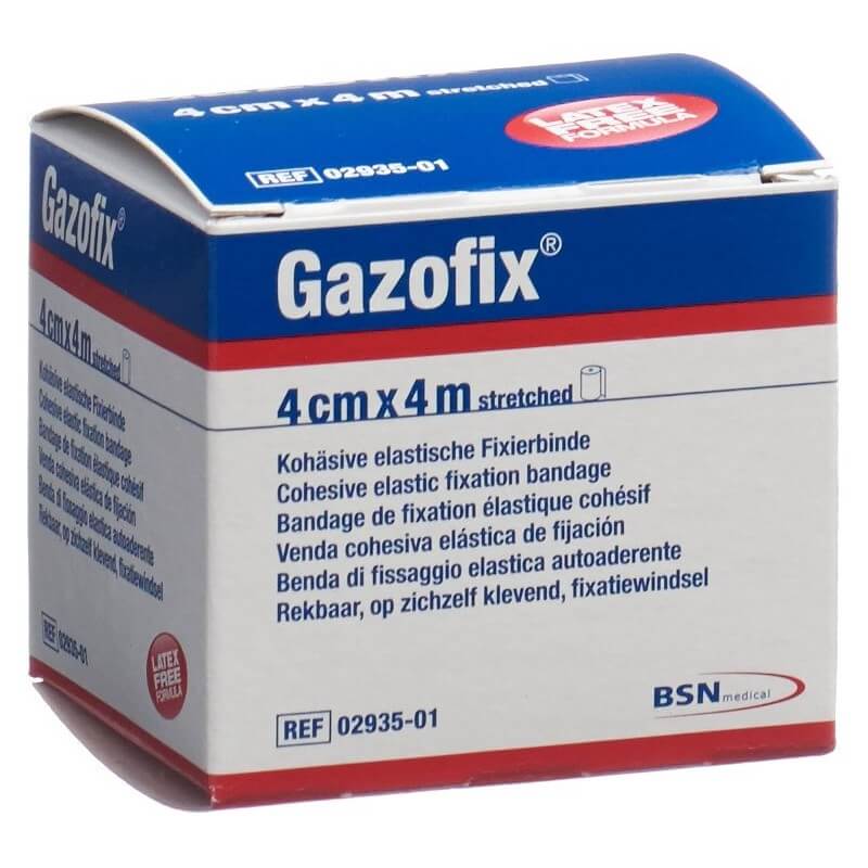 Gazofix kohäsive Fixierbinde 4cmx4m hautfarben latexfrei
