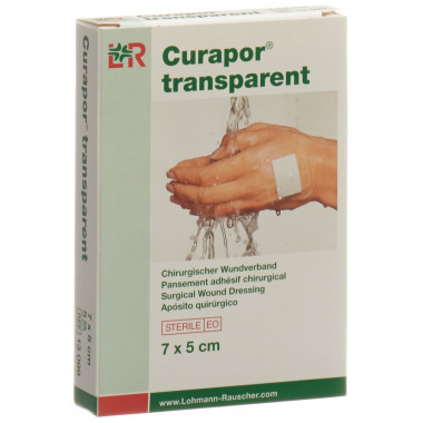 Curapor Wundverband 7x5cm transparent 5Btl Curapor Wundverband 7x5cm transparent 5Btl