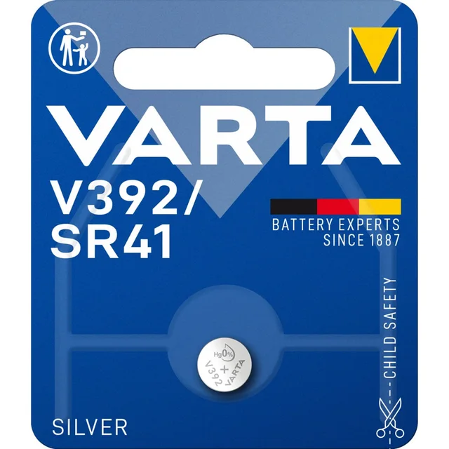 VARTA Silver Knopfzelle V392/SR41