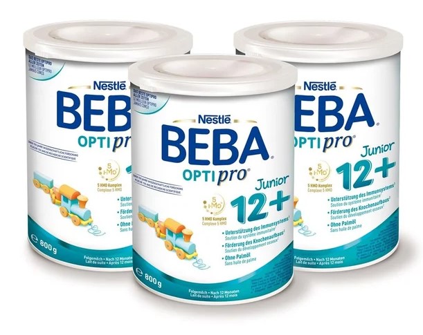 Beba Optipro Junior 12+ Triopacks 3 Ds 800g Beba Optipro Junior 12+ Triopacks 3 Ds 800g