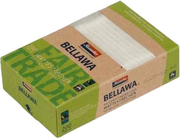 BELLAWA Fairtrade Wattestäbchen (neu) Box 200 Stück