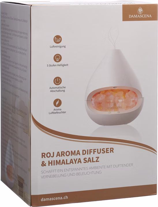 DAMASCENA Aromavernebler Himalaya Lampe Roj