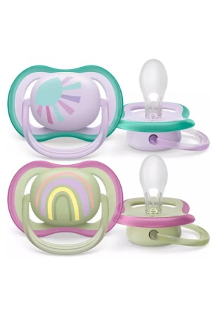 Philips AVENT Ultra Air 0-6M Son/Regenb Girl 2 Stück