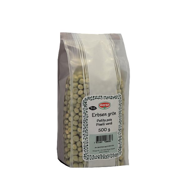 MORGA Grüne Erbsen Bio Btl 500g MORGA Grüne Erbsen Bio Btl 500g