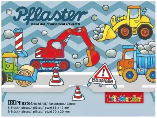 Lutz Mauder Kinderpflaster Baustellenfahrer 10 Stück
