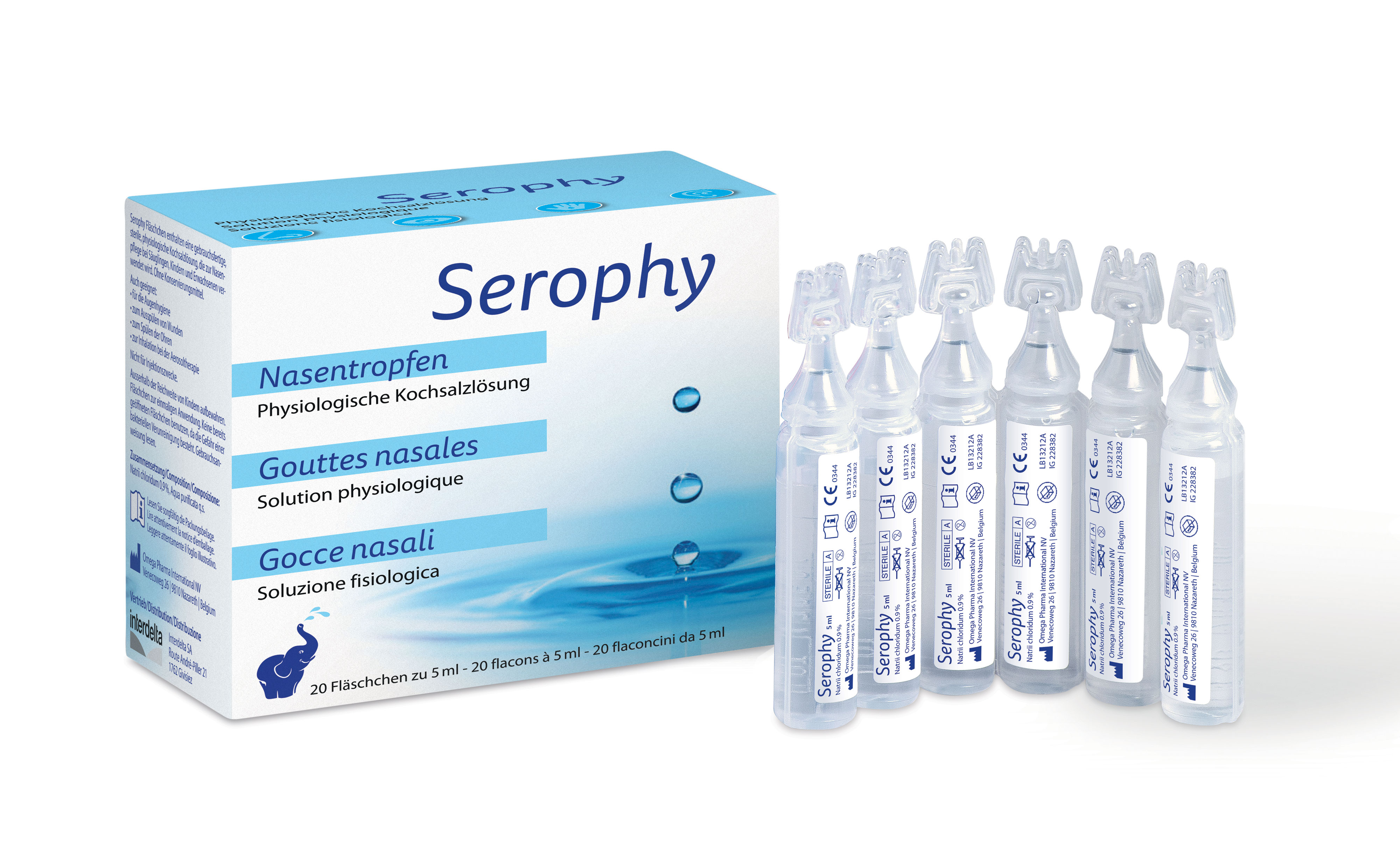 Serophy physiologische Lösung 5ml 2 x 20 Stück Serophy physiologische Lösung 5ml 2 x 20 Stück