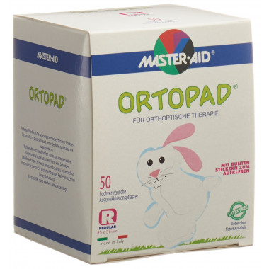Ortopad Occlusionspflaster Regular weiss ab 4 Jahre 50 Stück