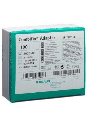 COMBIFIX Adapter Luer Lock weiblich/weib 100 Stück
