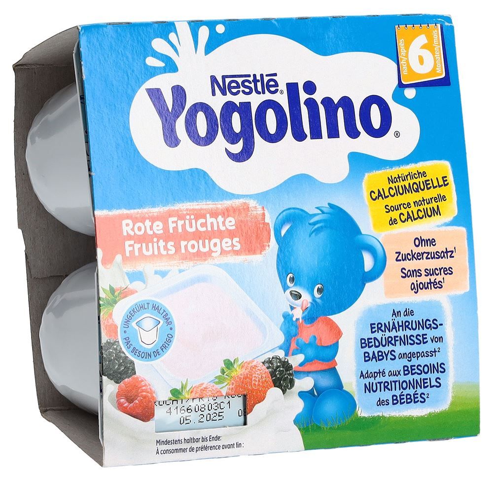 Nestlé Yogolino Rote Früchte 6M 4 x 90g