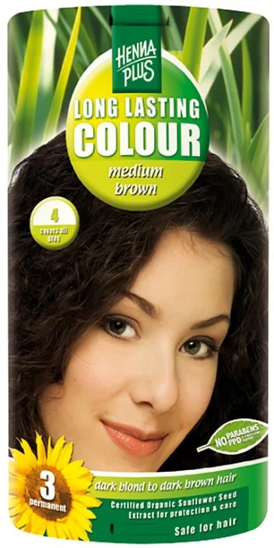 HENNA Plus Long Lasting Colour Medium Brown 4