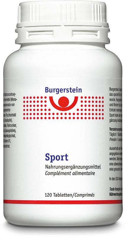 BURGERSTEIN Sport Tabletten 120 Stück BURGERSTEIN Sport Tabletten 120 Stück