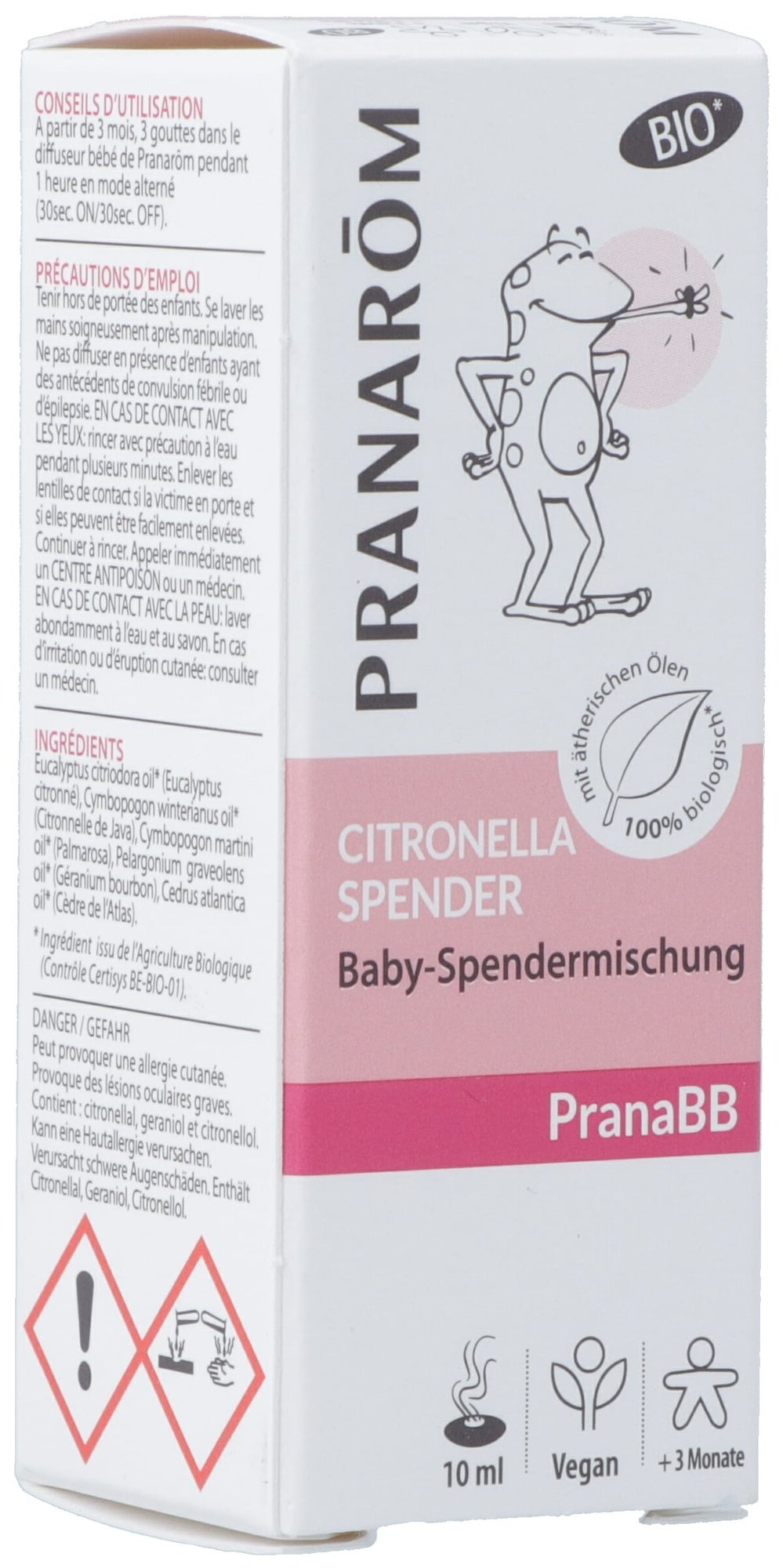 PRANAROM PranaBB Mischung Citronella Bio Eco 10ml PRANAROM PranaBB Mischung Citronella Bio Eco 10ml
