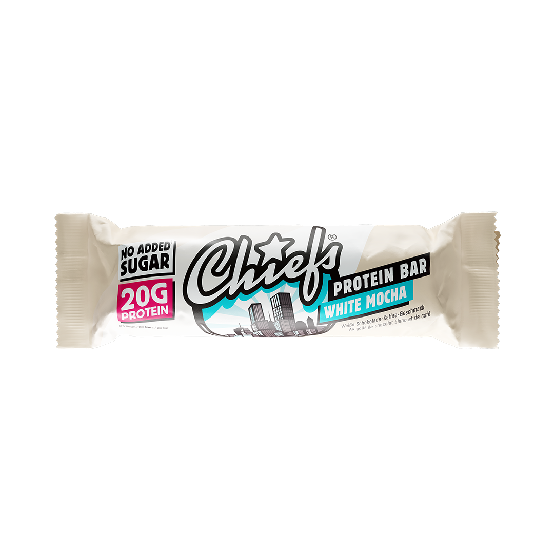 CHIEFS Protein Bar White Mocha 12 x 55g