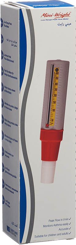 MINI-WRIGHT Peak Flow Meter Low Range Wind 30-400l