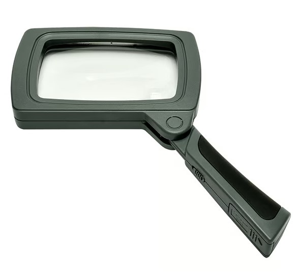 Sundo Handlupe mit LED-Beleuchtung rechteckig