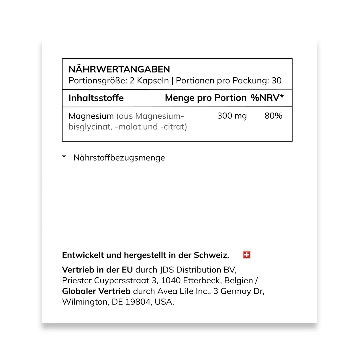 AVEA Magnesium Complex Kapseln 60 Stück