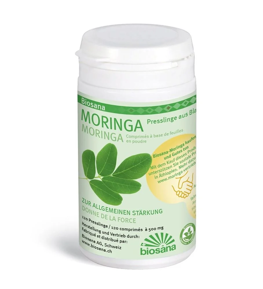 Biosana Moringa Blattpulver Spezial Tabletten 120 Stück