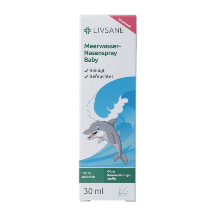 Livsane Nasenspray Baby Meerwasser 30ml Livsane Nasenspray Baby Meerwasser 30ml