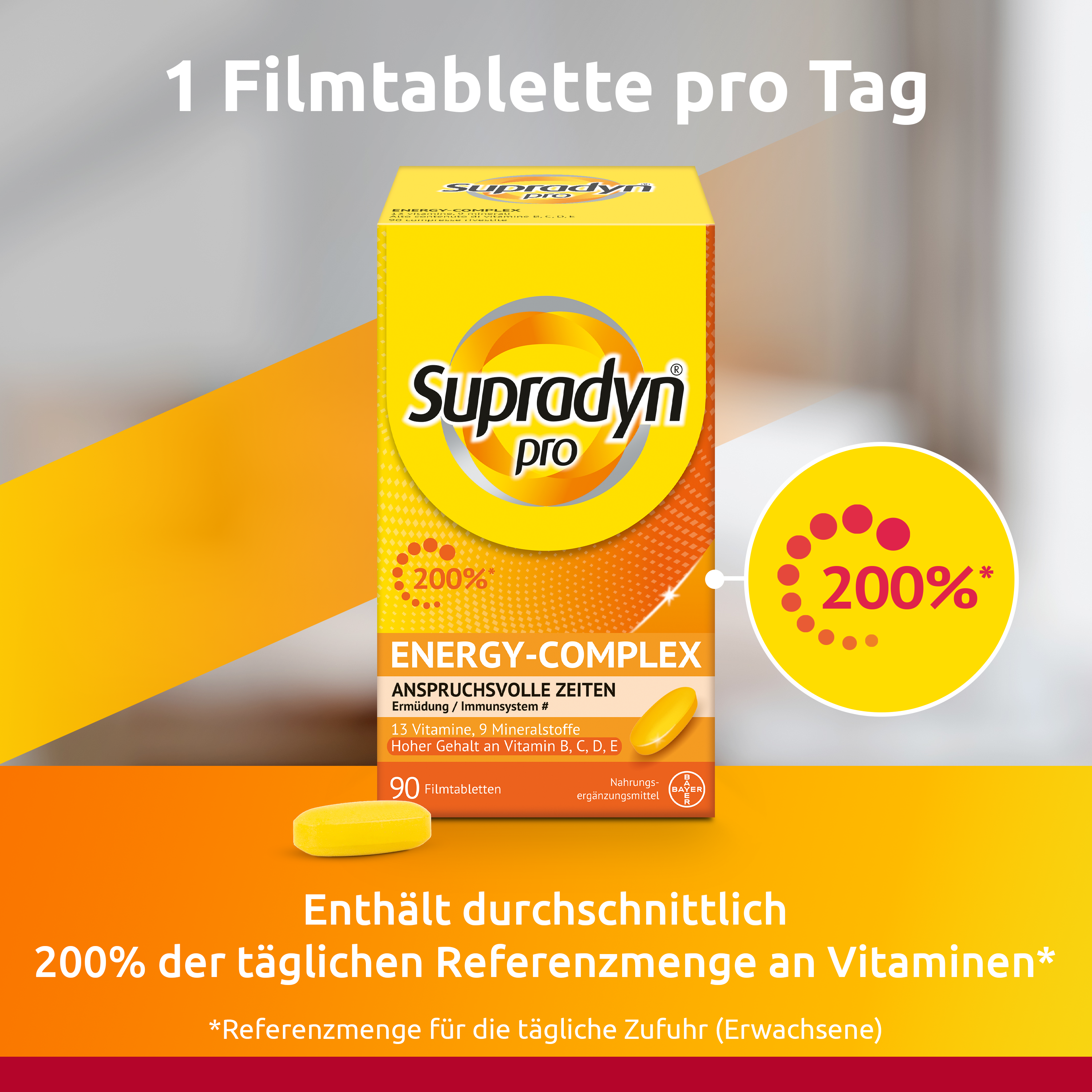 Supradyn® pro energy-complex Filmtabletten 90 Stück