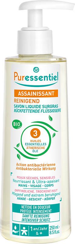 Puressentiel Rückfettende Flüssigseife 250ml Puressentiel Rückfettende Flüssigseife 250ml