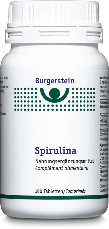 BURGERSTEIN Spirulina Tabletten 180 Stück BURGERSTEIN Spirulina Tabletten 180 Stück