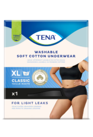 Tena Washable Cotton Classic XL schwarz