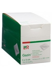 Gazin Mullkompressen Set 5x5cm 12-fach steril 20 x 5 Stück