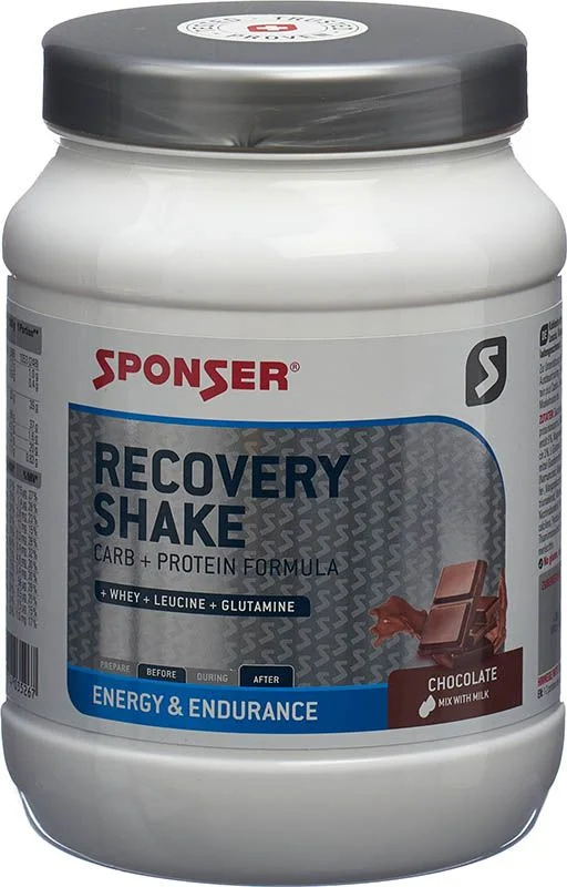 SPONSER® Recovery Shake Plv Chocolate Ds 900g SPONSER® Recovery Shake Plv Chocolate Ds 900g