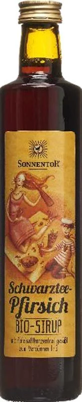 SONNENTOR Schwarztee-Pfirsich Sirup BIO 500ml SONNENTOR Schwarztee-Pfirsich Sirup BIO 500ml