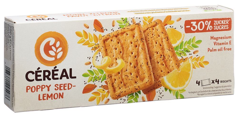 Céréal Céréal Biscuit Mohn Zitrone