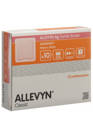 ALLEVYN AG GB Wundverband 10x10cm 10 Stk