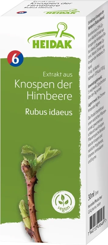 HEIDAK Knospe Himbeere Rubus idaeus Glyzerinmazerat Flasche 500ml