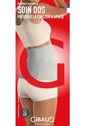GIBAUD CHALEUR Nierenwärmer L 30cm anthrazit GIBAUD CHALEUR Nierenwärmer L 30cm anthrazit