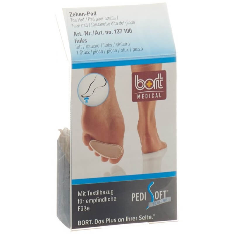Bort PediSoft Texline Zehen Pad links Bort PediSoft Texline Zehen Pad links